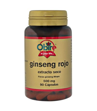 Ginseng Rojo 500Mg 90caps Obire