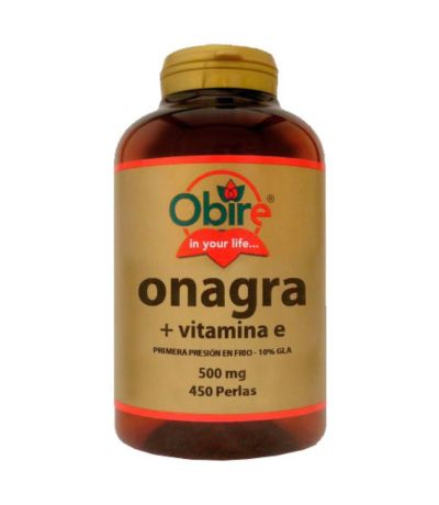 Onagra y Vitamina-E 500Mg 450 Perlas Obire