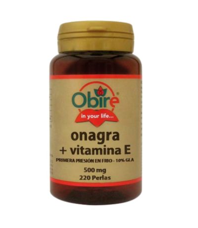 Onagra y Vitamina-E 510Mg 220 Perlas Obire