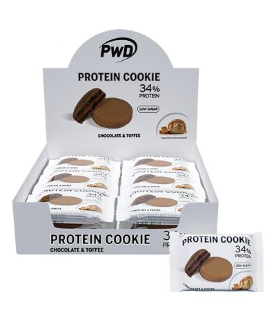 Protein Cookies Chocolate y Toffee 30g x18uds PWD