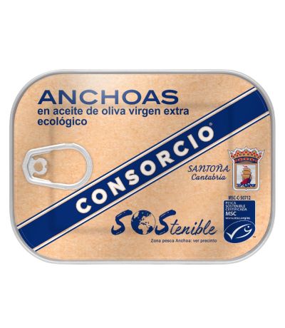 Anchoas en Aceite de Oliva Virgen Extra 74g Consorcio