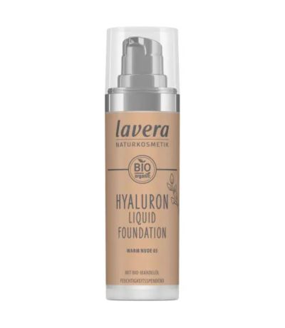 Maquillaje Fluido Hyaluronico 03 Vegan 30ml Lavera
