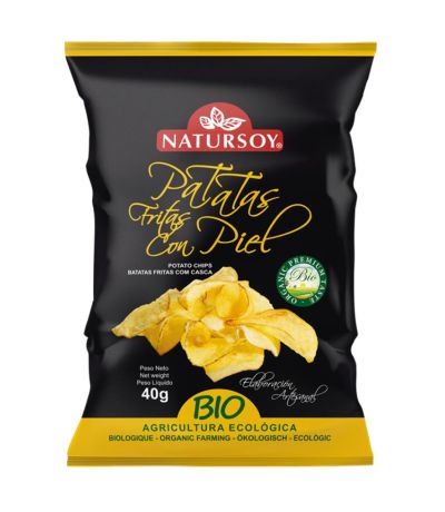 Patatas Chips con Piel Bio Vegan 125g Natursoy