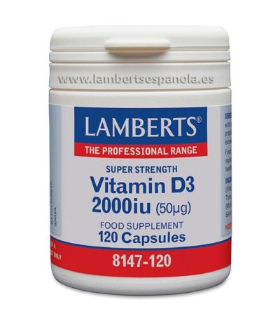 Vitamina-D 2000Ui 50Mg 120caps Lamberts