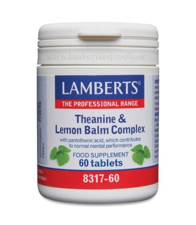 Theanine  Lemon Balm Complex 60comp Lamberts
