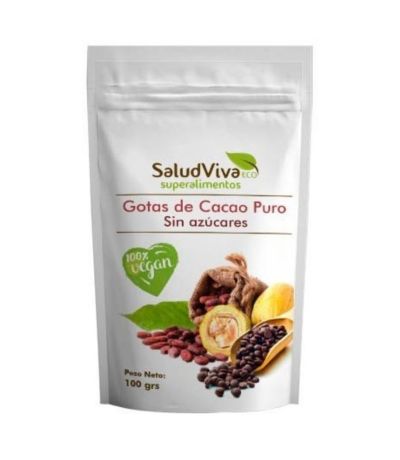Gotas de Cacao Puro Eco Vegan 100g Salud Viva