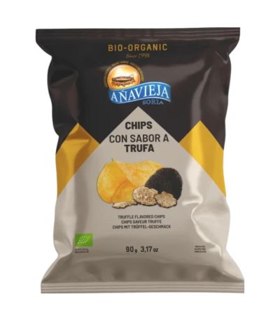 Patatas Chips Aceite Girasol Trufa Eco 100g Añavieja