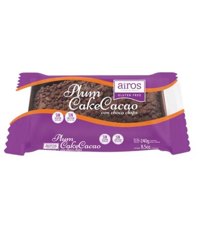 Plum Cake con Choco Chips SinGluten 240g Airos