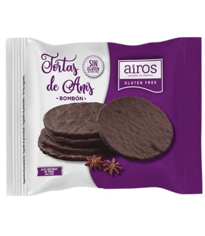 Tortas Anis Bombon Cobertura Cacao SinGluten 200g Airos