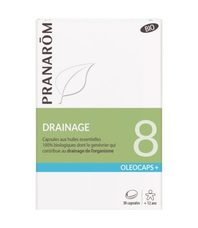 Oleocaps 8 Drenaje Toxinas 30caps Pranarom 