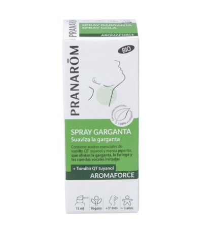 Aromaforce Spray Garganta Bio 15ml Pranarom