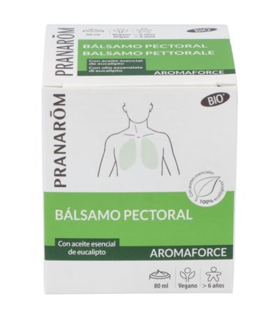 Aromaforce Balsamo Respiratorio Bio 80ml Pranarom 