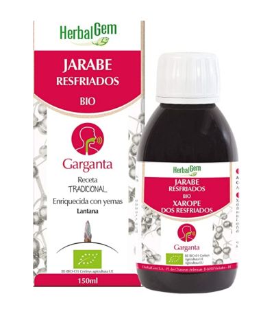 Jarabe Resfriados Garganta Bio 150ml Herbalgem