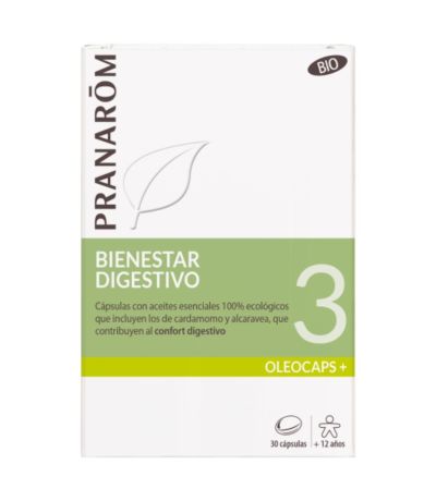 Oleocaps 3 Bienestar Digestivo 30caps Bio Pranarom