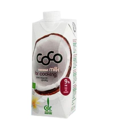 Crema de Coco para Cocinar Bio Vegan 500ml Dr. Antonio Martins