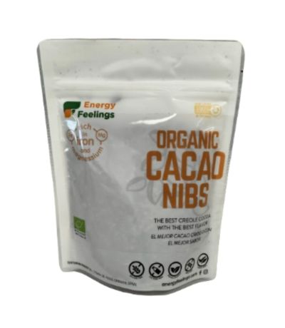 Cacao Criollo en Trozos SinGluten Bio Vegan 200g Energy Fruits