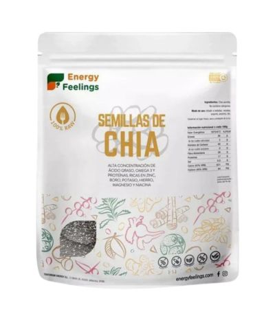 Semillas de Chia SinGluten Vegan 1kg Energy Feelings