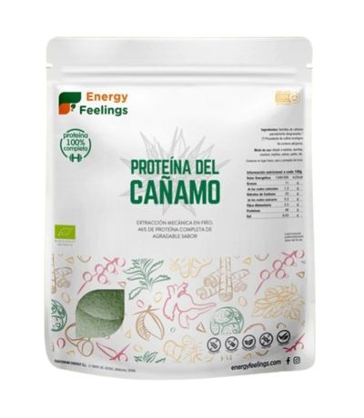Proteina de Cañamo SinGluten Eco Vegan 500g Energy Feelings