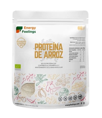 Proteina de Arroz pack XXL SinGluten Eco Vegan 1kg Energy Feelings