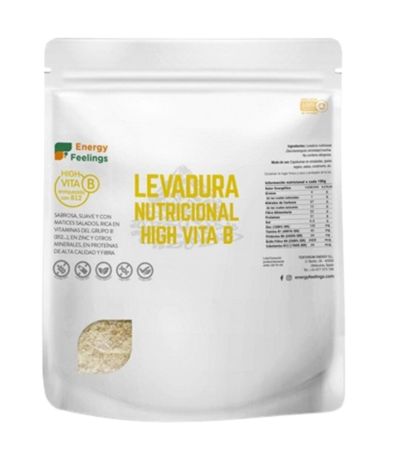 Levadura Nutricional High Vitad Xl SinGluten Vegan 250g Energy Feelings