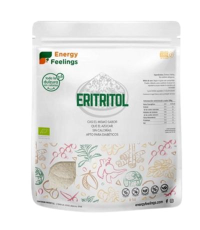 Eritritol Polvo SinGluten Eco Vegan 1kg Energy Feelings