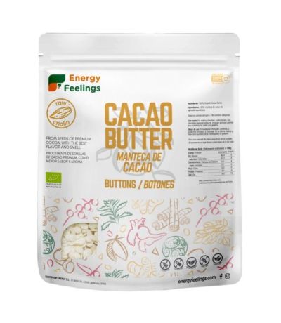 Botones Manteca Cacao XL Pack Eco 500g Energy Feelings