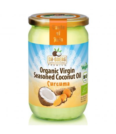 Aceite de Coco y Curcuma Bio Vegan 175g Dr. Goerg