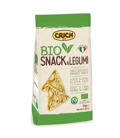 Snacks de Legumbres Bio Vegan SinGluten 70g Crich