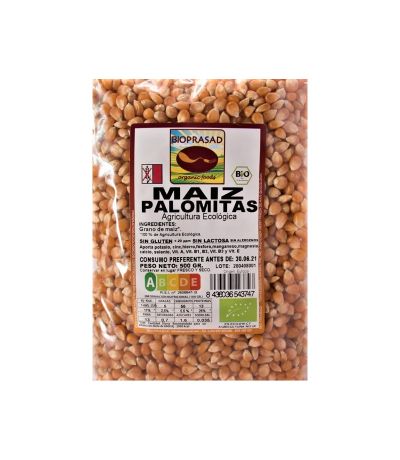 Maiz Palomitas SinGluten Bio 500g Bioprasad