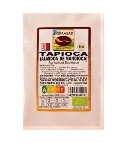 Tapioca Almidon Mandioca Eco 250g Bioprasad