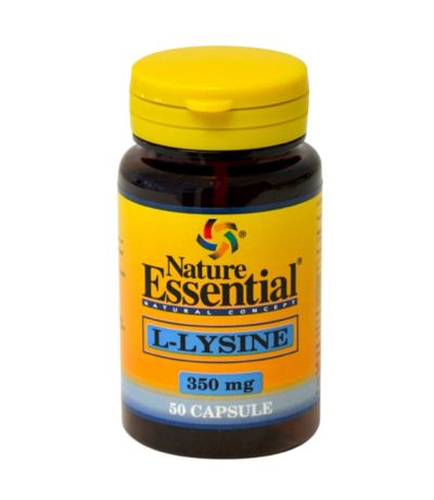 L-Lysine Lisina 350Mg 50caps Nature Essential