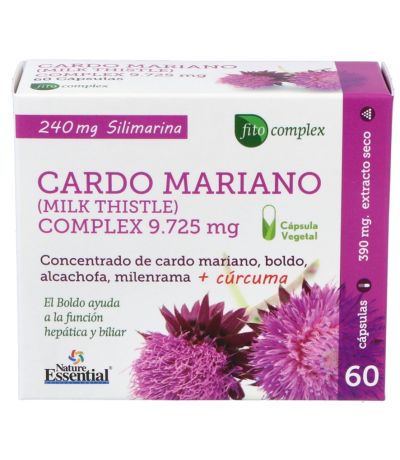Cardo Mariano Complex 400Mg 60caps Nature Essential