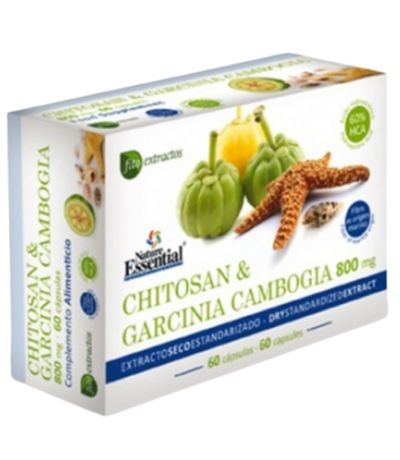 Chitosan y Garcinia Cambogia 800Mg 60caps Nature Essential