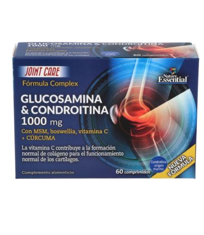 Glucosamina Condroitina MSM 60comp Nature Essential