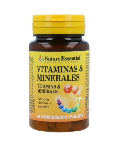 Vitaminas y Minerales 60comp Nature Essential