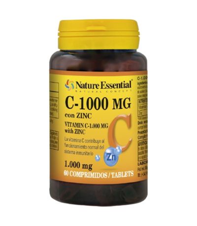 Vitamina-C 1000Mg Zinc 60comp Nature Essential