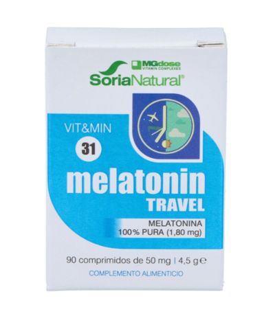 Melatonina Travel 50Mg 90comp MGDOSE Soria Natural
