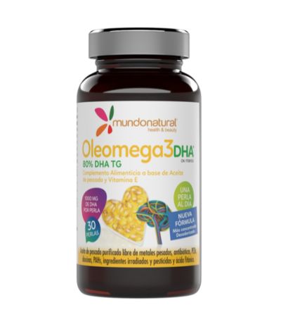 Oleomega3 8 DHA 30caps Mundonatural
