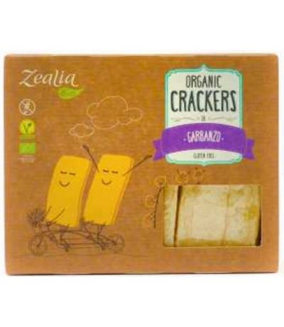 Crackers de Garbanzos SinGluten Bio Vegan 120g Zealia