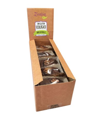 Brownie Chocolate con Nueces SinGluten Bio 10udxcaja Zealia
