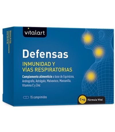 Defensas Inmunidad y Vias Respiratorias SinGluten 15comp Vitalart