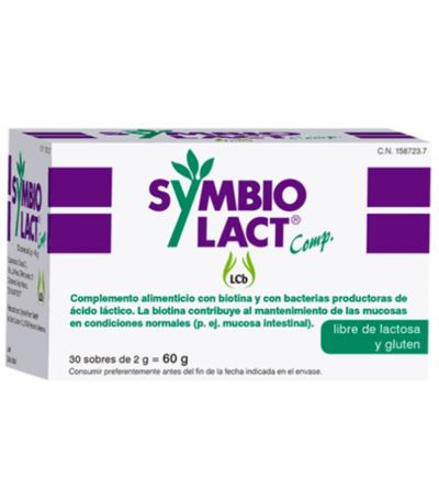 SymbioLact Comp SinGluten 30 sobres LCB Cobas