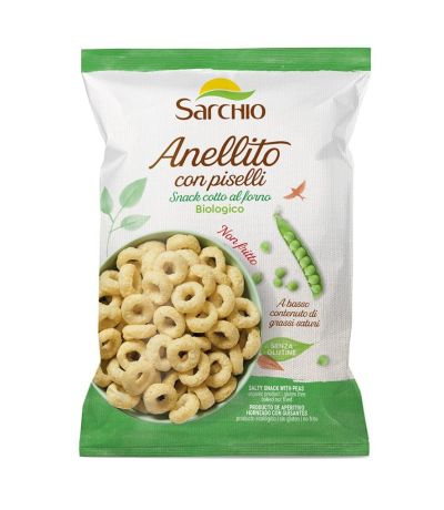 Anellito Snacks Guisantes SinGluten 45g Sarchio