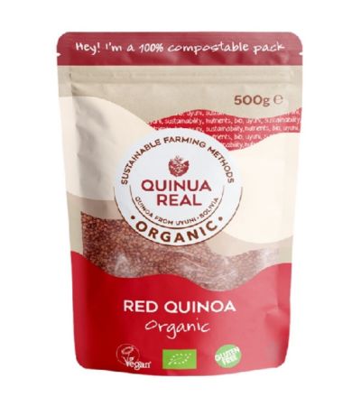 Quinoa Roja en Grano SinGluten Bio Vegan 500g Quinua Real