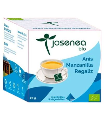 Anis Manzanilla Regaliz Bio 10piramides Josenea