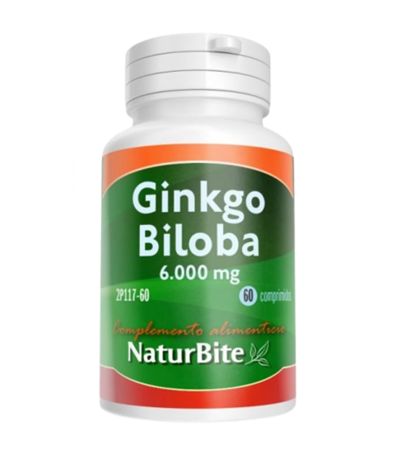 Ginkgo Biloba 6000Mg 60comp Naturbite