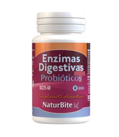 Enzimas Digestivas Probioticos 60caps Naturbite