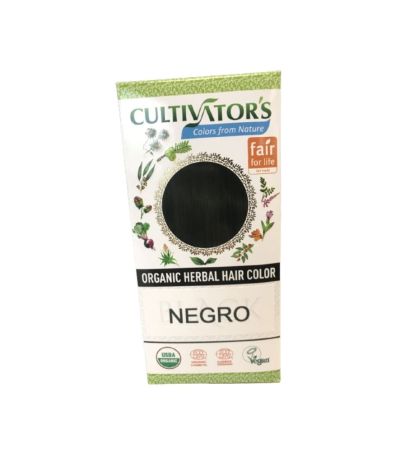 Tinte Organico Negro Vegan 100g Cultivator´S