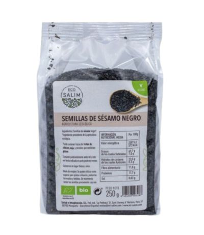 Semillas de Sesamo Negro Bio Vegan 250g Eco-Salim