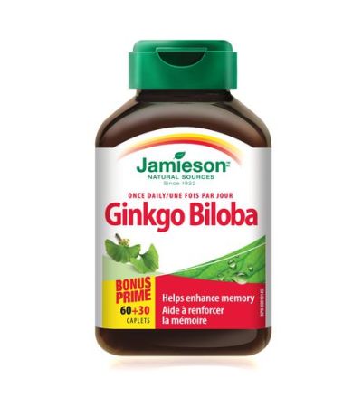 Gingko Biloba 80Mg 90caps Jamieson